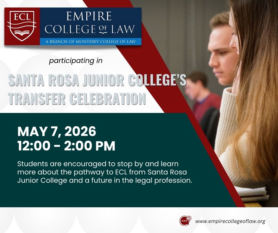 Text in grey on a white background, white text on a blue background, school logo in top left corner, and picture of students on the right. 