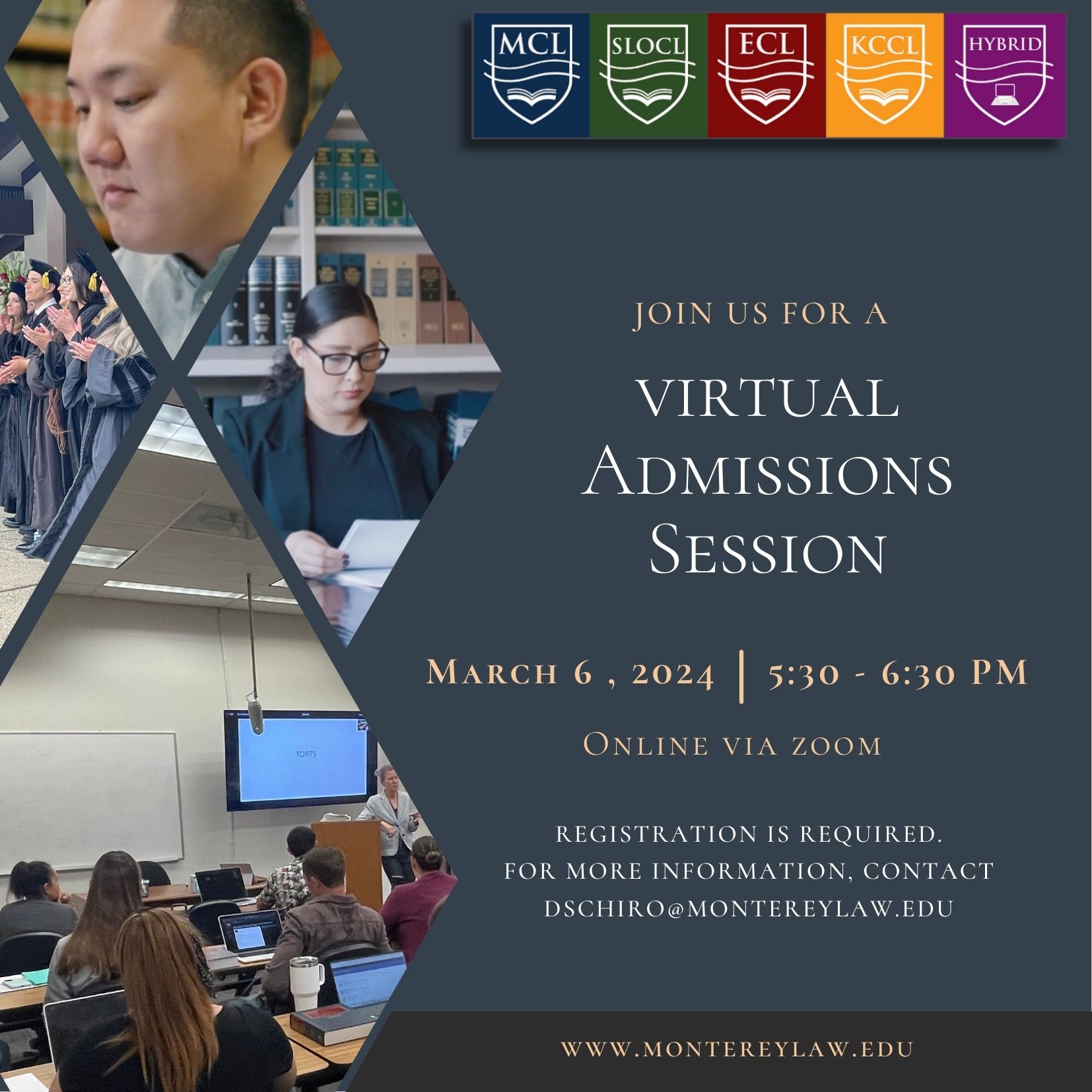 Virtual Admissions Session Invitation